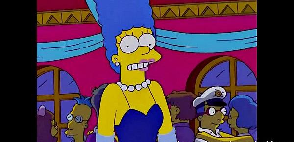  Simpsons Porn - Marge and Artie afterparty